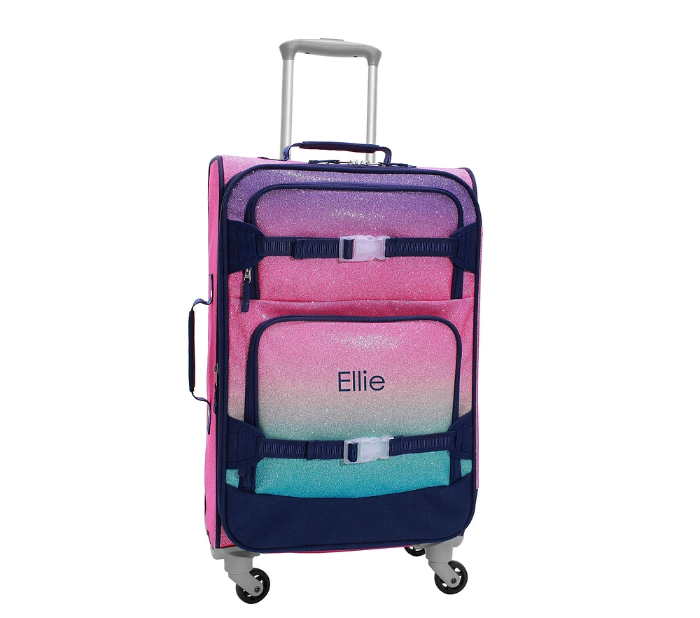 Mackenzie Rainbow Ombre Glitter Ultimate Luggage