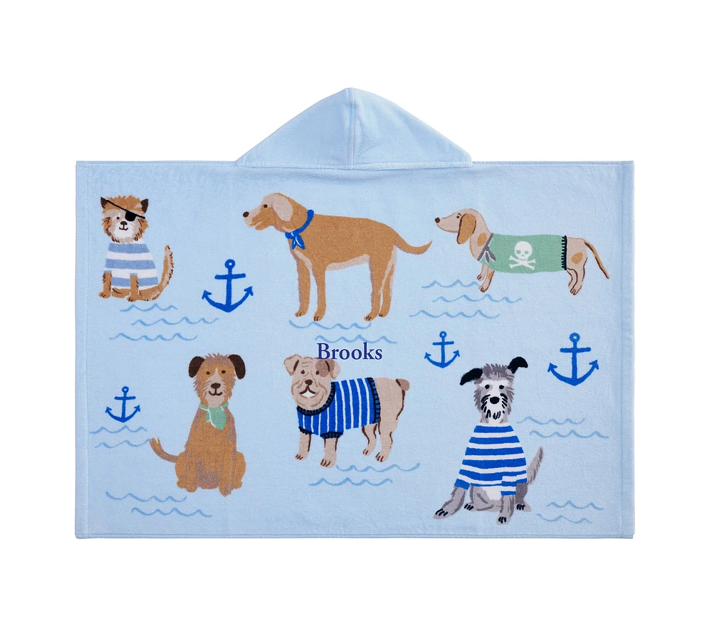 Salty Dog Beach Hooded Towel