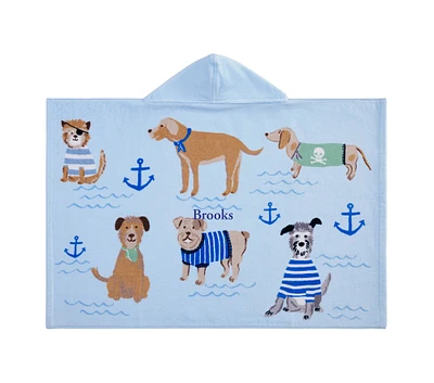 Salty Dog Beach Hooded Towel