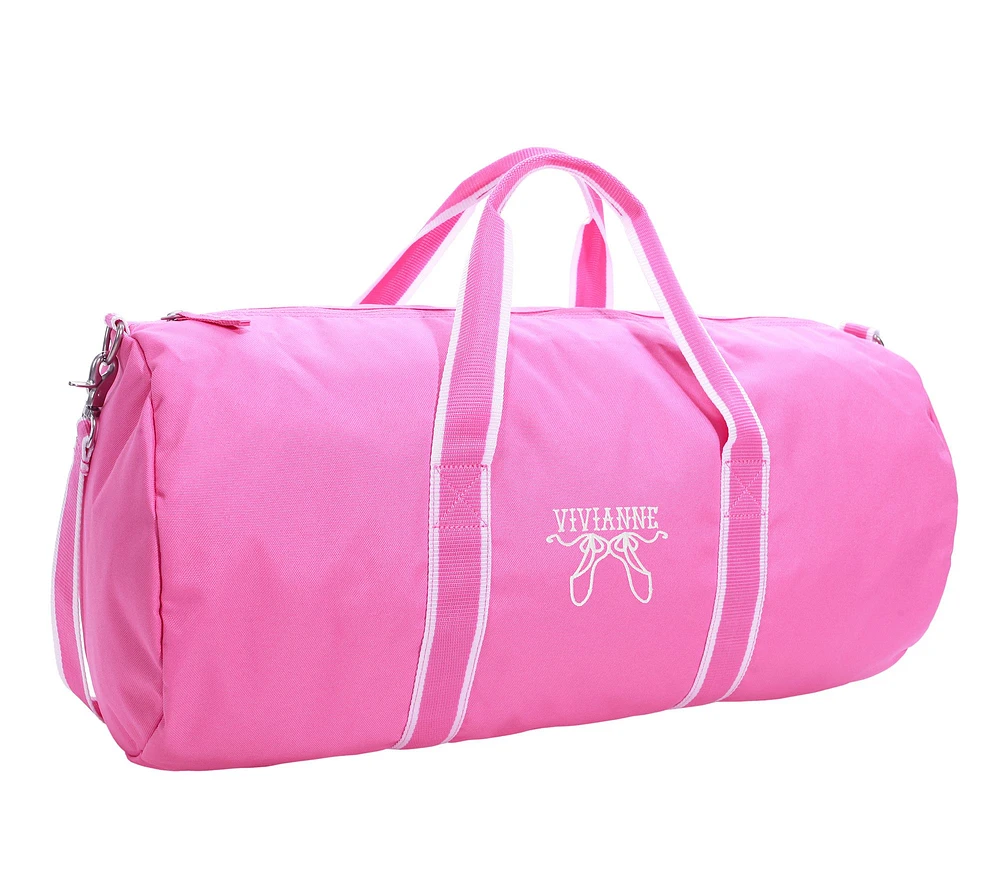 Mackenzie Bright Pink Solid Large Duffle Bag