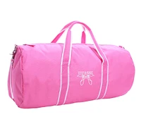 Mackenzie Bright Pink Solid Large Duffle Bag