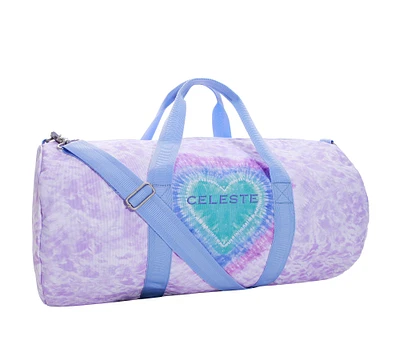 Mackenzie Lavender Heart Tie Dye Duffle