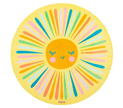 Sun Round Towel Beach