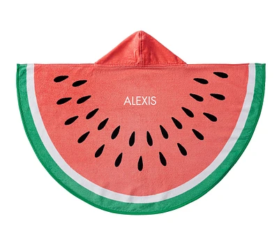 Watermelon Baby Beach Hooded Towel