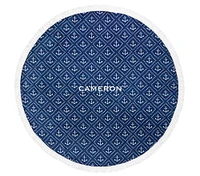 Anchor Round Family Beach Towel