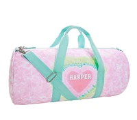 Mackenzie Pink Heart Tie Dye Duffle