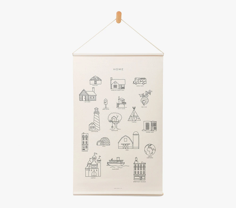 Homes Banner Wall Art