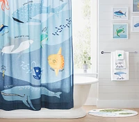 Save Our Seas Bath Collection Set - Towels, Shower Curtain, Bath Mat