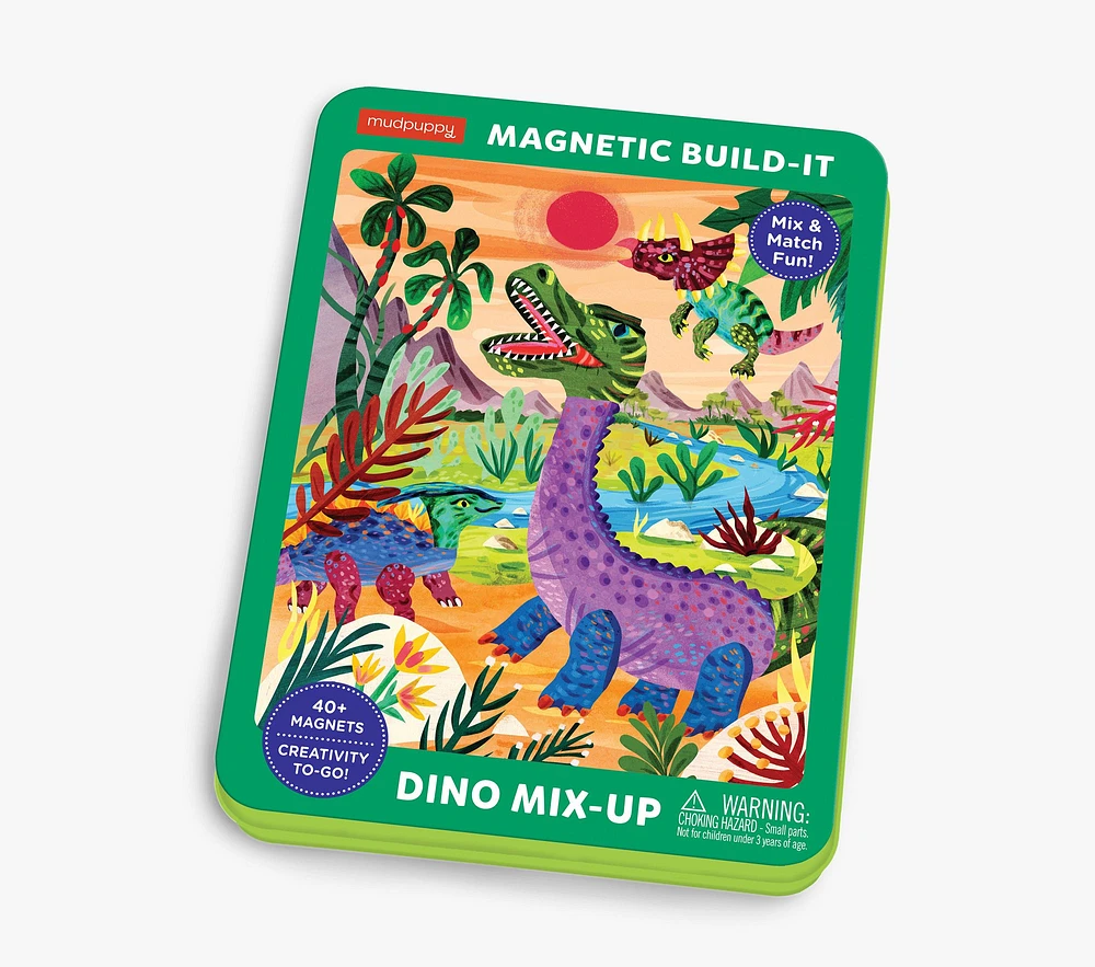 Petit Collage Magnetic Play Set: Dinosaur Kingdom