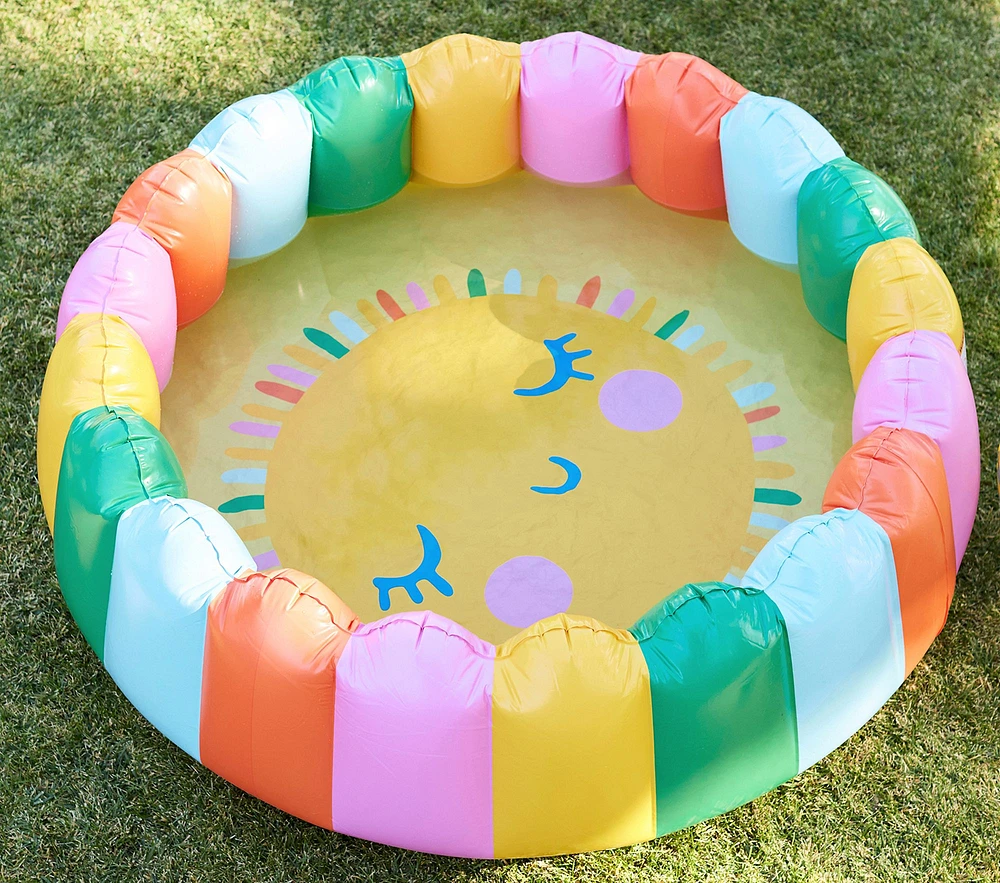 Rainbow Sun Inflatable Pool