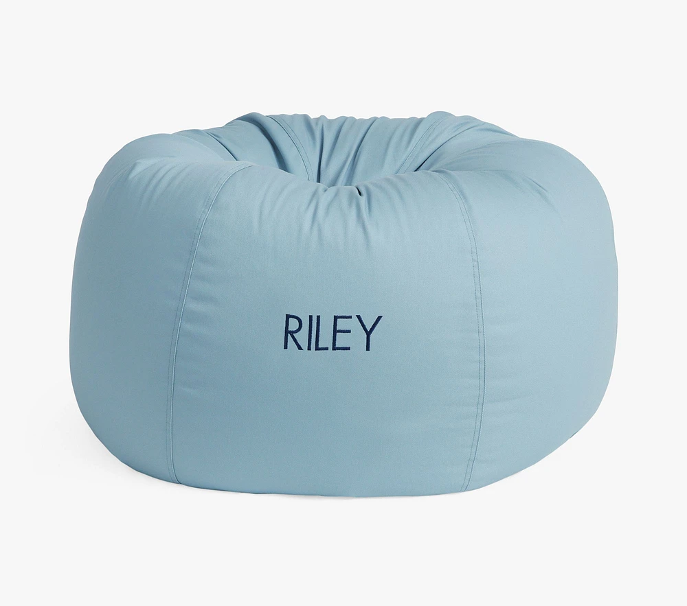 Anywhere Beanbag™, Light Blue Twill Slipcover Only