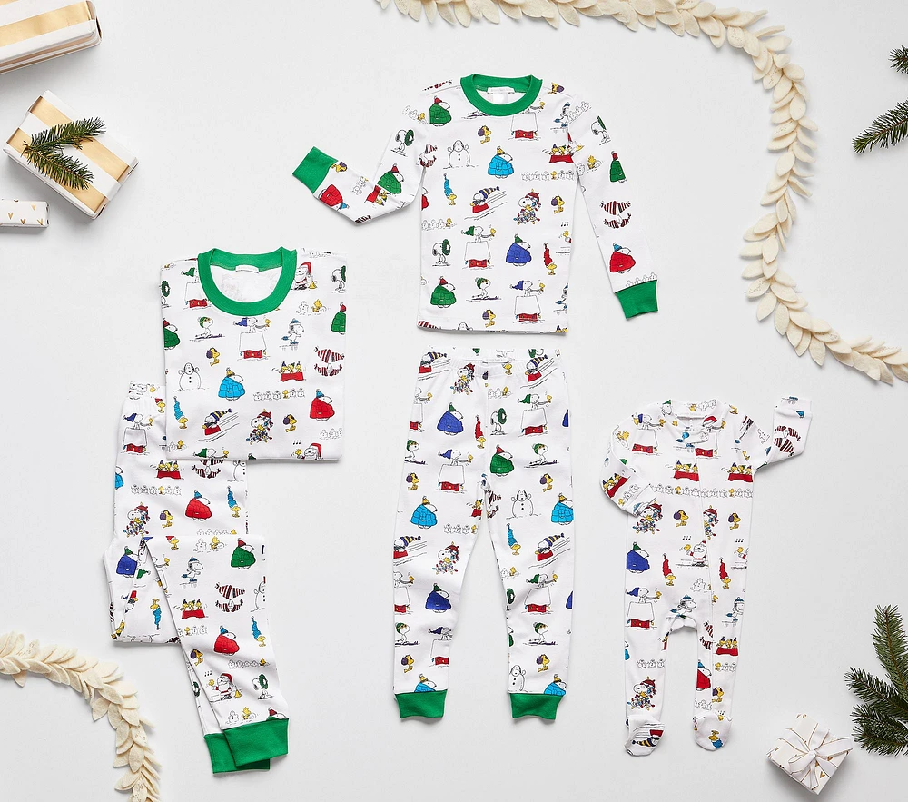 Peanuts® Snoopy® Holiday Organic Family Pajama Collection