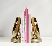 Ballet Slipper Gold Bookends