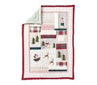 Black Santa Toddler Quilt