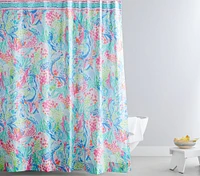 Lilly Pulitzer Mermaid Cove Shower Curtain