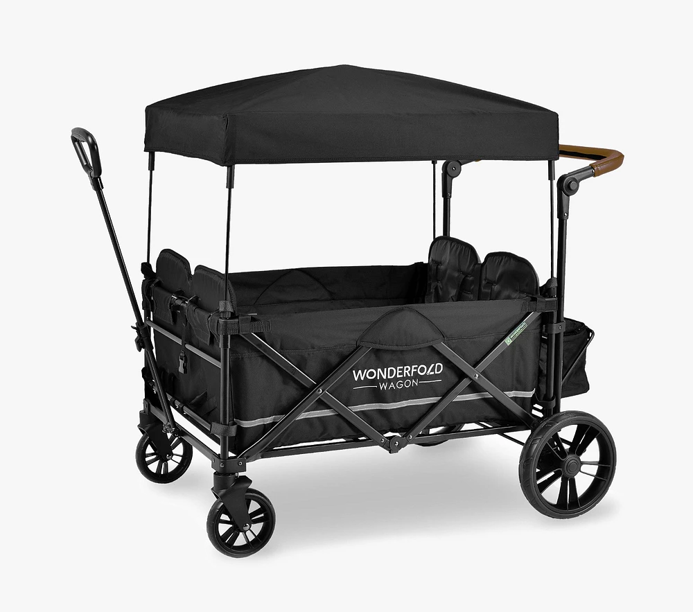 Wonderfold X4 Pull and Push Quad Stroller Wagon