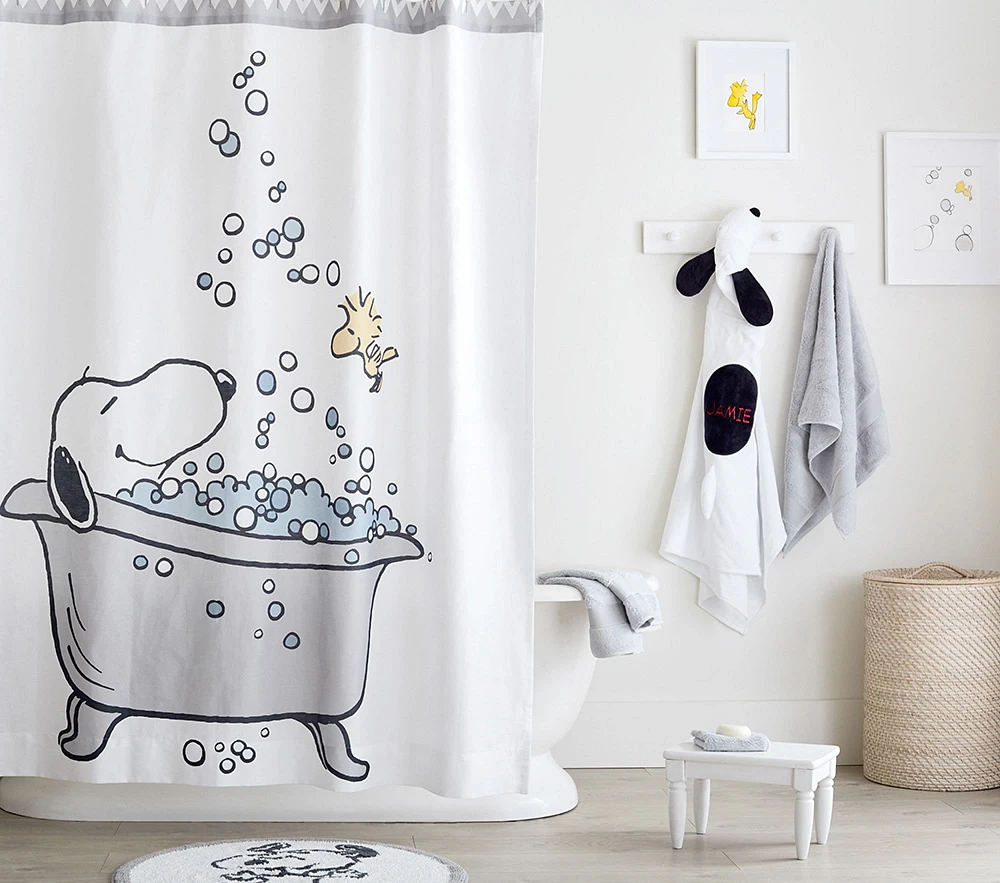 Peanuts® Snoopy® Bath Set - Towels, Shower Curtain, Bath Mat