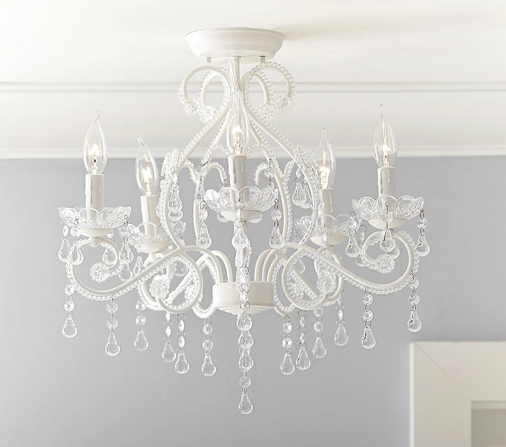 Lydia Flush Mount Chandelier (20")