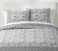 Paisley Floral Organic Duvet Cover & Sham