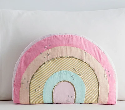 Retro Rainbow Shaped Pillow