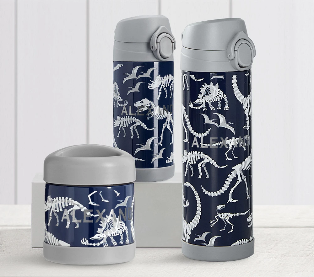 Mackenzie Blue/Gray Glow-in-the-Dark Dinos Hot & Cold Container