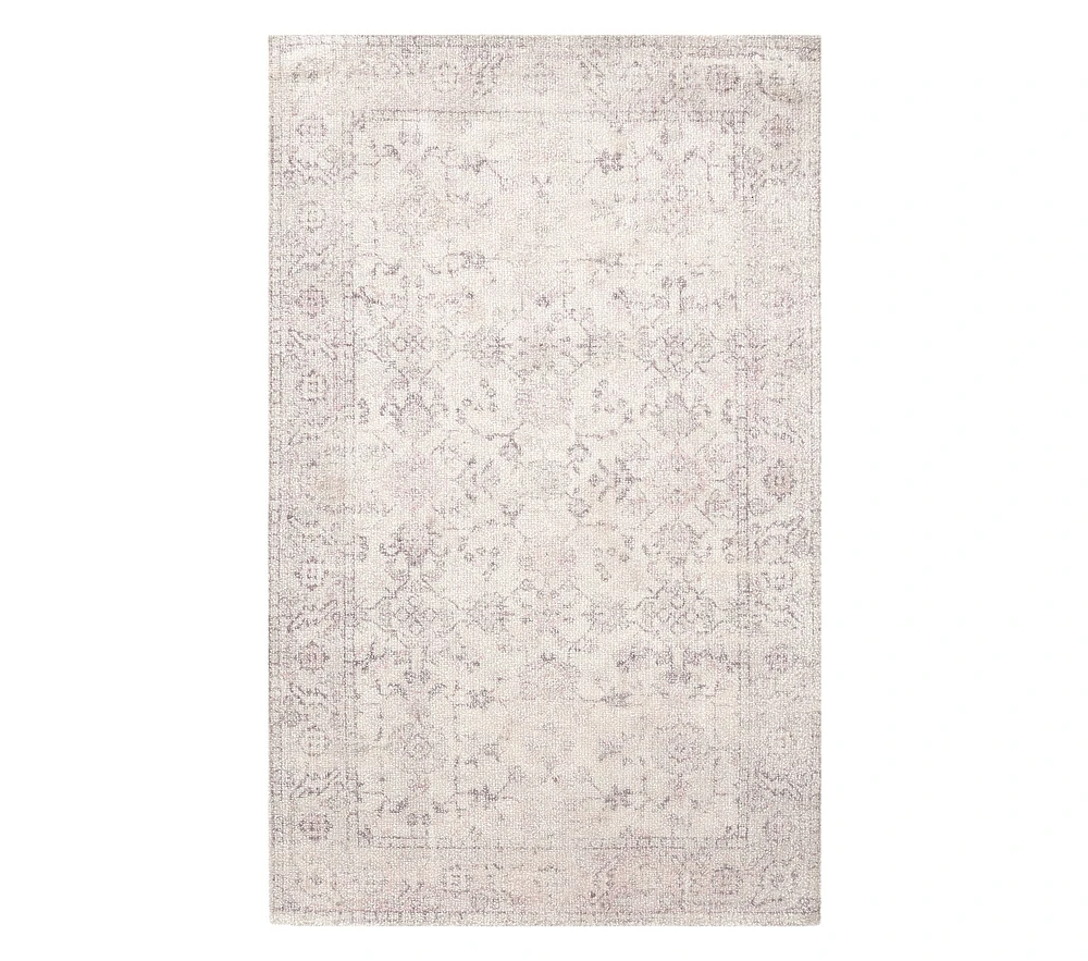 Lila Floral Antique Rug