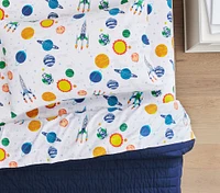 Solar System Organic Flannel Sheet Set