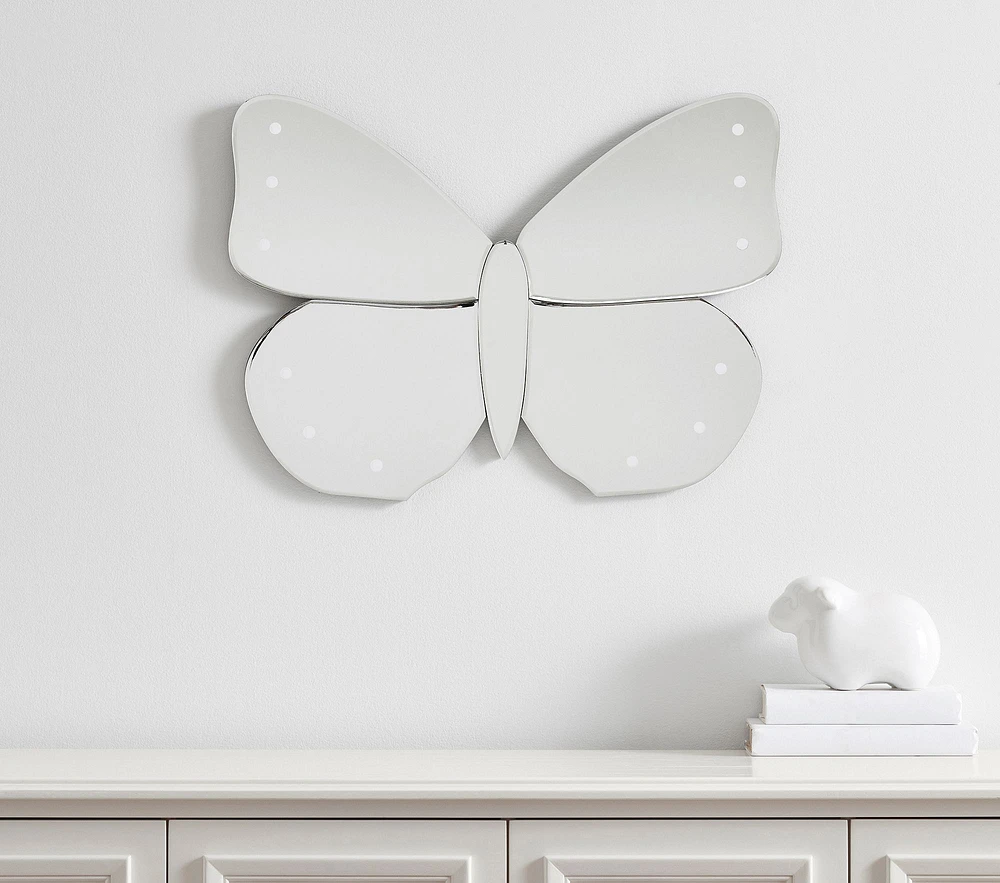 Frameless Butterfly Mirror (24")