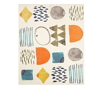 west elm x pbk Watercolor Exploration Rug