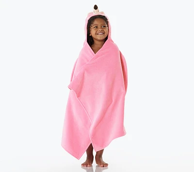 Flamingo Kid Hooded Towel