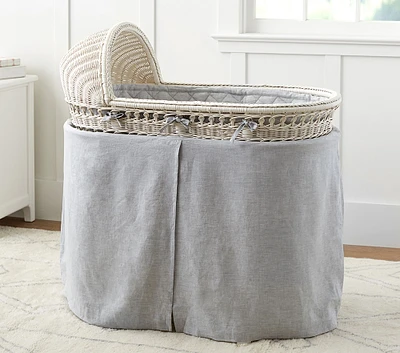 Linen Bassinet Skirt