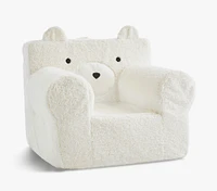 Anywhere Chair®, Ivory Sherpa Bear