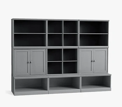 Cameron 3 x Mixed Shelves Wall System