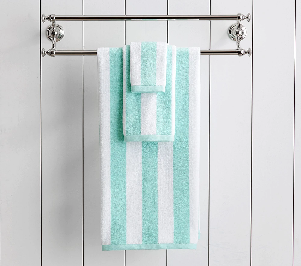 Rugby Stripe Bath Towel Collection