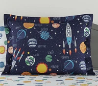 Solar System Glow-in-the-Dark Duvet Cover & Shams