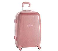 Mackenzie Pink Sparkle Glitter Hard-Sided Luggage