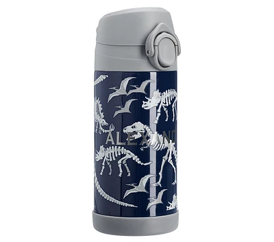 Mackenzie Blue/Gray Glow-in-the-Dark Dinos Water Bottles