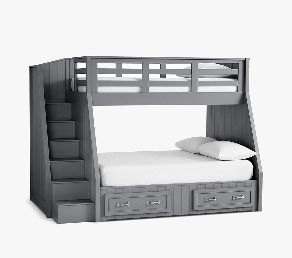 Belden Twin-Over-Full Stair Bunk Bed