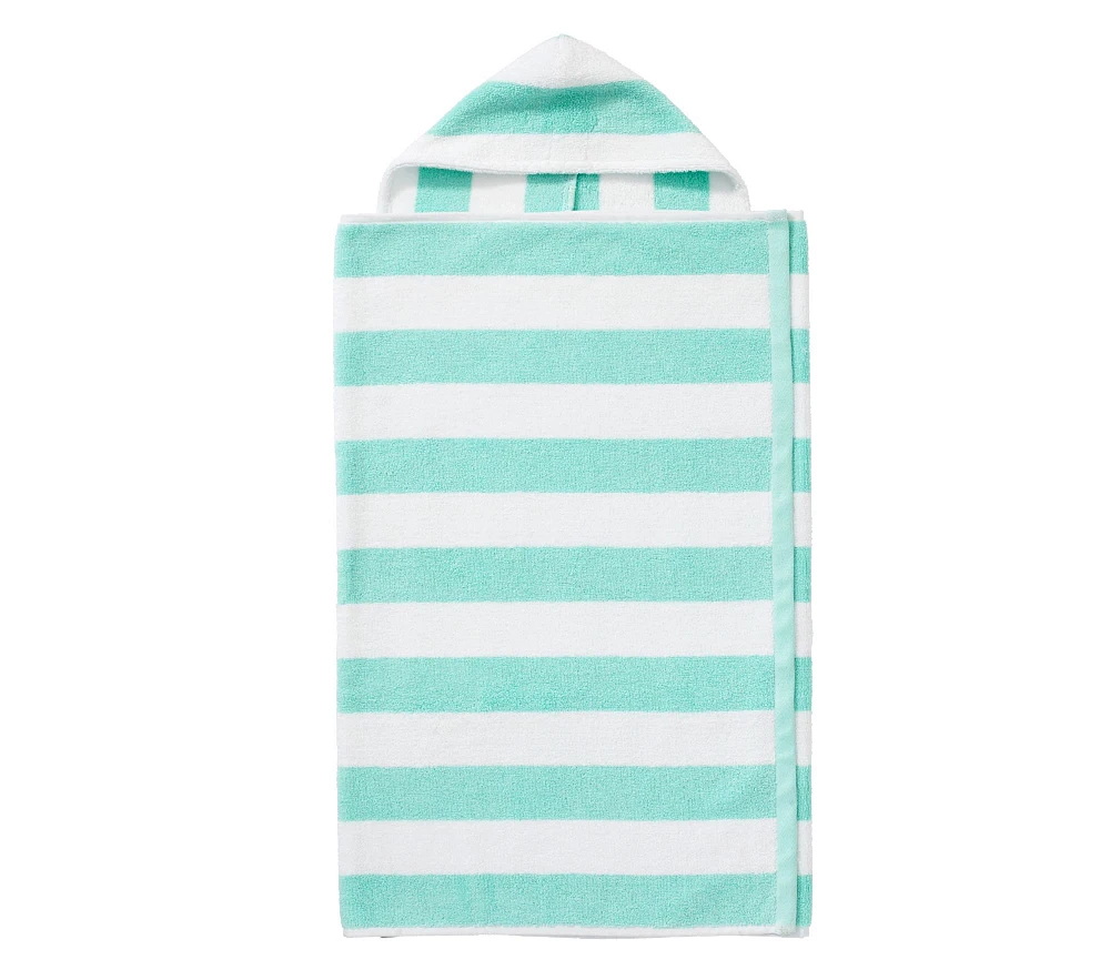 Rugby Stripe Kid Hooded Towels