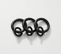 Curtain Round Rings - Set of 10