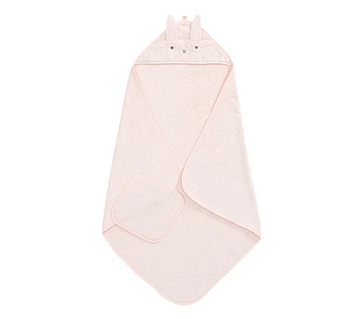 Super Soft Animal Baby Hooded Towel & Washcloth Set