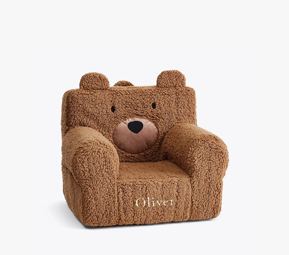 My First Anywhere Chair®, Caramel Sherpa Bear Slipcover Only