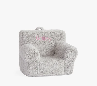 My First Anywhere Chair®, Gray Cozy Sherpa