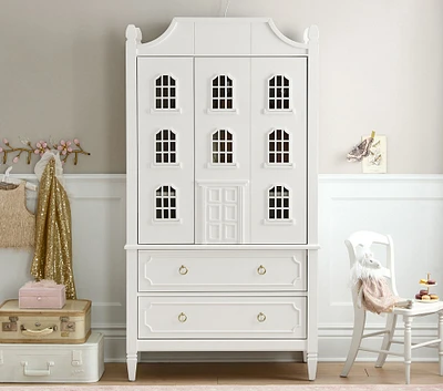 Ava Regency Dollhouse Armoire (35")