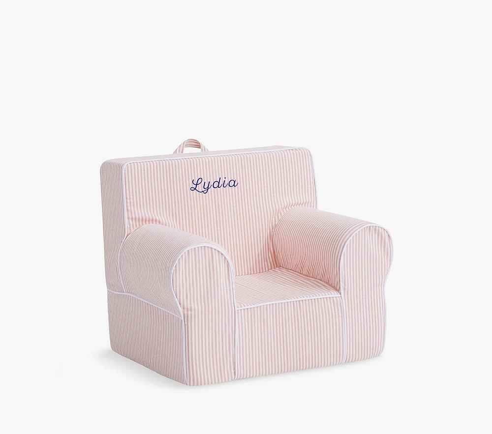 My First Anywhere Chair®, Blush Oxford Stripe