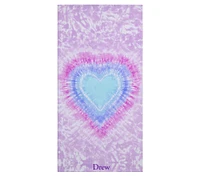 Tie-Dye Heart Kid Beach Towel 