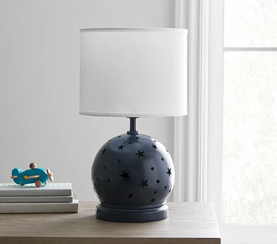 Star Cutout 3-Way Table Lamp (17")