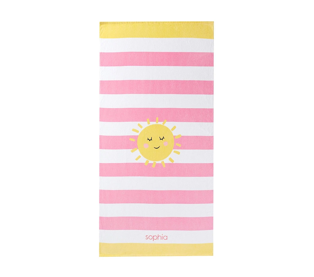 Sunshine Stripe Beach Towel