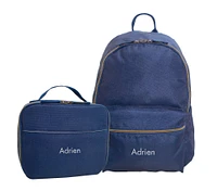 Colby Navy Backpack & lunch Bundle, Set of 2