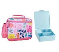 Mackenzie Pink Sasha's Garden Lunch & Bento Bundle, Set of 2